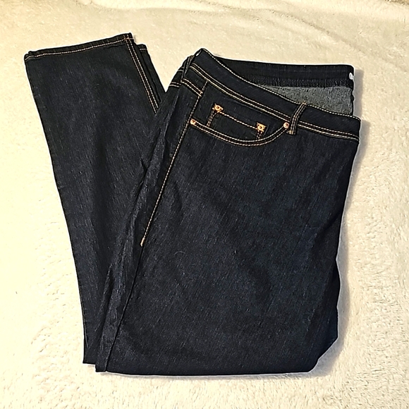 Bongo Plus Dark Denim Jeans Size 22 - Picture 2 of 6